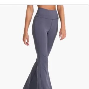 Vuori Azure (greyish blue) flare yoga pants size small